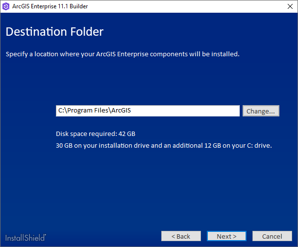 Provide the installation location for ArcGIS Enterprise Builder. Provide the installation location for ArcGIS Enterprise Builder.