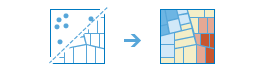 Two-part diagram that produces a layer with different symbology Two-part diagram that produces a layer with different symbology