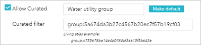 Curated filter Curated filter